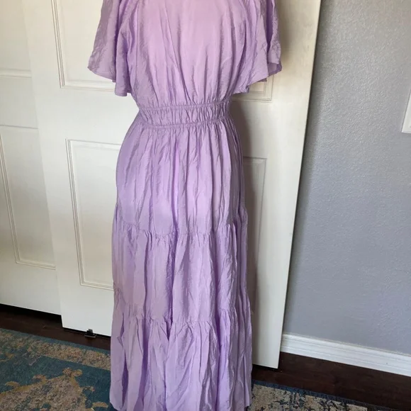 YFB Young Fabulous and Broke Purple Maxi Dress Soft and Silky size XS MARA DRESS - Picture 4 of 14